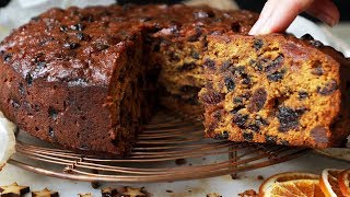 Christmas Cake Recipe  Easy Fruit Cake thats beautifully moist [upl. by Cartie213]