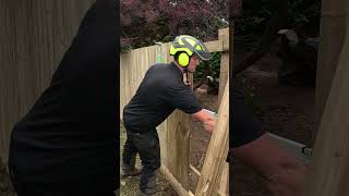 How to Feather Edge Fence  Fitting the Boards [upl. by Myles737]