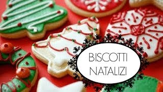 BISCOTTI DI NATALE CON GLASSA COLORATA [upl. by Elinore275]