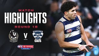 Collingwood v Geelong Highlights  Round 18 2024  AFL [upl. by Aziram]