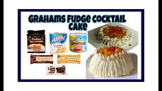 Grahams Fudge Cocktail Cake  No bake [upl. by Rasla]