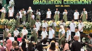 LASALLE ACADEMY GRADUATION CEREMONY 2024 GRADUATION SONG [upl. by Jackquelin]