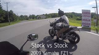 Gen 1 Yamaha FZ1 VS Gen 2 Yamaha FZ1 [upl. by Jobye614]