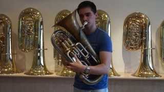 Lewis Musson at Miraphone performs Neath Dublin Skies by Paul LavattCooper [upl. by Amitie]