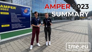 The Best of TME at Amper Trade Fairs 2023 – Brno Czech Republic [upl. by Leonelle132]