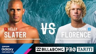 Kelly Slater vs John John Florence  Billabong Pro Tahiti 2016 Final [upl. by Kawasaki628]