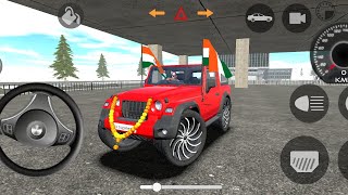 Dollar song modified Mahindra ♥️ Thar 👿  थार वाला गेम 🔥  Indian cars simulator 3D game [upl. by Boote]