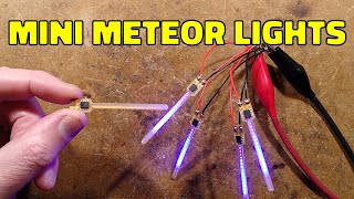 Mini meteor lights  with schematic [upl. by Taveda]