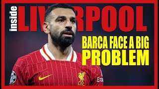 BARCELONA ALREADY FACE BIG PROBLEM IN SIGNING LIVERPOOL’S MOHAMED SALAH NEXT SUMMER [upl. by Eirtemed]