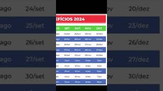 CALENDÁRIO de PAGAMENTOS do INSS de DEZEMBRO de 2024 [upl. by Merkle]