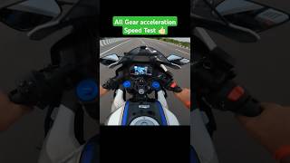 All Gear acceleration Speed Test R15M 2024  shorts short ytshorts r15 rider viralvideo [upl. by Nnayrb636]