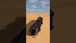 HighSpeed Desert Ramp Jump  BeamNG Bus Test bmwengine [upl. by Areta]