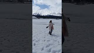 Barfile pahad Snow pahad travel snow kashmir [upl. by Ellives]