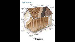 10x16 Storage Shed Building Plans Blueprints [upl. by Oina58]