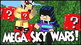 Megs SKYWARS com Lucky  Inicia a grande batalha [upl. by Lorsung]