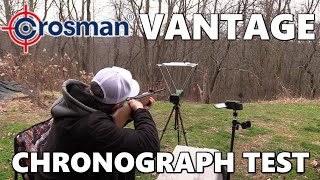 Crosman Vantage 177 cal Chronograph Test [upl. by Elleivad]