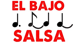 ⭐️ Cómo tocar el Bajo en Salsa principiantes ⭐️ Salsa en el Bajo desde Cero [upl. by Iah]