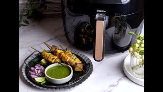 Paneer Tilkka Recipe  Airfryer Recipes  Quick Recipe in Airfryer  Home made panner tikka [upl. by Mainis]