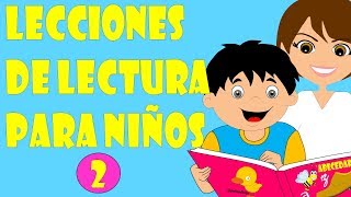 Lecciones de Lectura para niños  Método para enseñar a leer a niños  Lectura infantil 2 [upl. by Xantha]