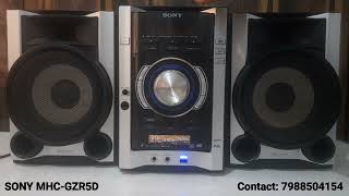 SONY MHCGZR5D MINI HIFI MUSIC SYSTEM [upl. by Joyce]