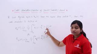 Cross Correlation Function of Power Signal amp it’s Properties [upl. by Swetlana851]