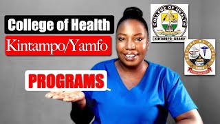 Health Programs at The Colleges of Health Kintampo amp Yamfo [upl. by Dafodil]