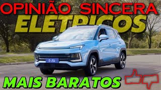 Quais são os carros ELÉTRICOS mais BARATOS do Brasil Têm boa AUTONOMIA e desempenho Valem a pena [upl. by Eibot]