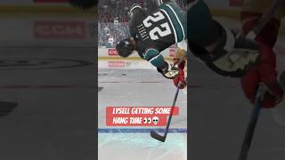 NHL 24 Fabian Lysell gets some air crossing the blue line nhl24NHLhockeyyoutubeshortsnewsub [upl. by Amyaj]