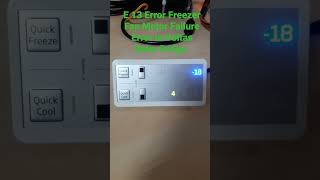 E 13 Error Freezer Man Motor Failure in Voltas Beko error fridge voltasbeko inverter [upl. by Anol]