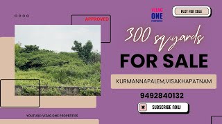 300 SQ YARDS PLOT SALE KURMANNAPALEM VISAKHAPATNAM [upl. by Amaerd]