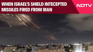 Israel Iran Conflict  When Israels Shield Intecepted Missiles Fired From Iran [upl. by Nnyleak]