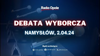 W Przedwyborczej Debacie Radia Opole w Namysłowie spotkało się pięciu kandydatów na burmistrza [upl. by Aicercul]