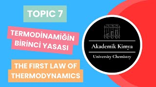 Termodinamiğin Birinci Yasası  The First Law of Thermodynamics [upl. by Barina]