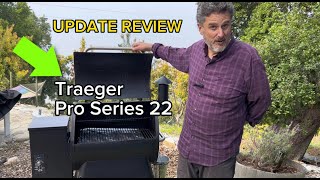 Traeger Grills Pro Series 22 Electric Wood Pellet Grill and Smoker Cooking Steak and How to Use [upl. by Barhos]