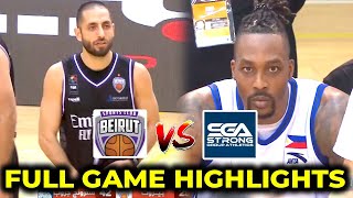 Strong Group PH vs Sports Club Beirut Lebanon Full Game Highlights  33rd Dubai Tournament 2024 [upl. by Nenerb]