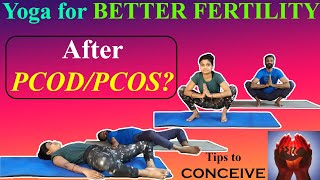 Top 10 Yogasana to get Pregnant  After PCOSPCOD [upl. by Fe]