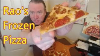 Raos  Brick Oven Meat Trio Frozen Pizza Review [upl. by Refotsirc]