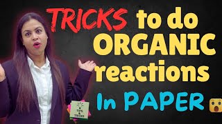 Tricks of organic reactions jeemains2025 [upl. by Latsyrc]