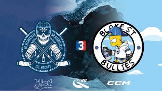 No Regretzkys v Blake St Bullies  Div 3  13th July  IceHQ Beer League ice hockey [upl. by Ahsikat]