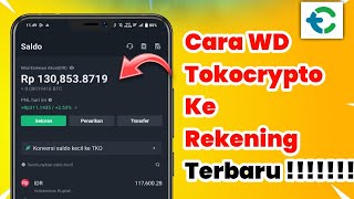 Cara Withdraw Saldo Tokocrypto Ke Rekening Bank  Mudah Terbaru Dan Tanpa Ribet [upl. by Anerak]