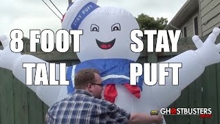 Review 8 foot tall Stay Puft Marshmallow Man [upl. by Sofer]