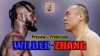 Deontay Wilder vs Zhilei Zhang  Preview amp Prediction [upl. by Ttayw]