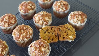 Best Ever Moist Pumpkin Carrot Muffins  Quick and Easy Recipe [upl. by Ayim]