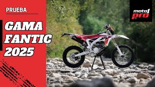 Prueba Fantic 2025 300 Enduro 250 Motocross ¡y más [upl. by Colfin]