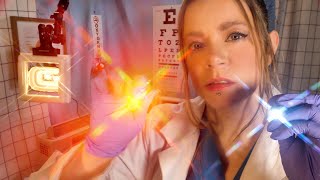 ASMR Hospital Eye Doctor Exam amp Mapping Your Eyes  Astigmatism Testing [upl. by Cirle]