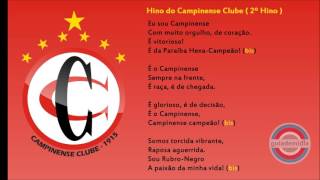 Hino do Campinese Clube  PB   2º HINO [upl. by Mina942]