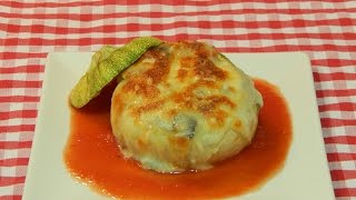 Cómo hacer calabacines rellenos de verduras con bechamel [upl. by Steffane]