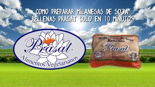 Como cocinar las ricas milanesas de soja rellenas PRASAT [upl. by Sucam]