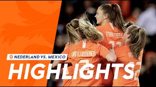 Highlights OranjeLeeuwinnen  Mexico 05042019 [upl. by Ahsinej]