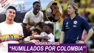 PRENSA CHILENA EXPLOTA por GOLEADA de COLOMBIA  VIDAL RENDIDO a JAMES RODRIGUEZ [upl. by Hernando]